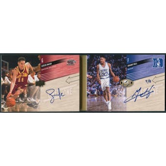 2011 Upper Deck All Time Greats #ONONH Steve Nash & Grant Hill One on One Dual Auto #4/5