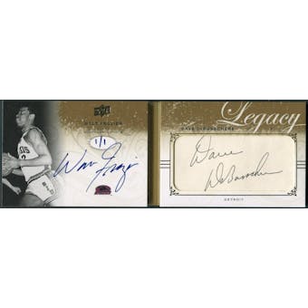 2011 Upper Deck All Time Greats #LAFD Walt Frazier & Dave DeBusschere Legacy Dual Auto #1/1