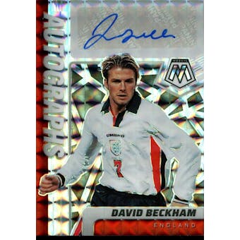 2021/22 Panini Mosaic FIFA Road to the World Cup David Beckham Prizm Autograph Card #A-DBE