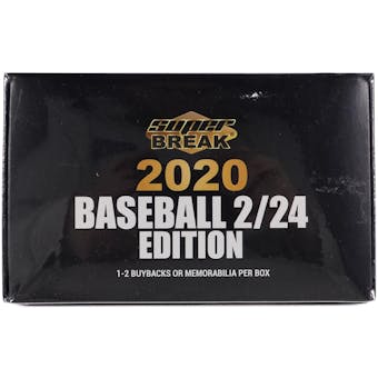 2020 Super Break Baseball Hobby Box