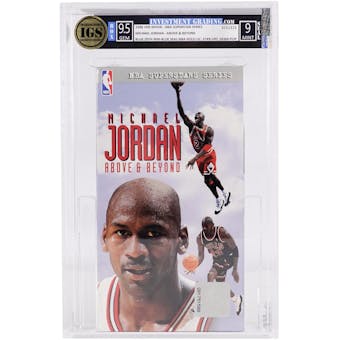 IGS Michael Jordan - Above & Beyond VHS Box 9.5 MINT / Seal 9 MINT (Reed Buy)