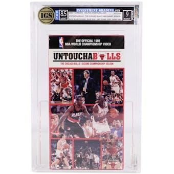 IGS Untouchabulls - The Chicago Bulls' 2nd Championship Season VHS Box 8.5 MINT / Seal 9 MINT (Reed Buy)