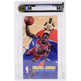 IGS Michael Jordan - Come Fly With Me VHS Box 9 MINT / Seal 9 MINT (Reed Buy)