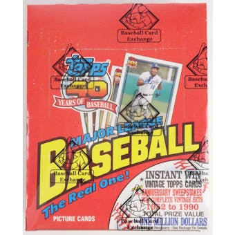 1991 Topps Baseball Rack Box (BBCE) (FASC) (Reed Buy)