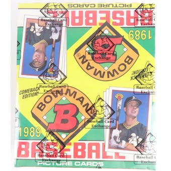 1989 Bowman Baseball Rack Box (BBCE) (FASC) (Reed Buy)