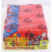 1980 Topps Football Wax Pack Rack Pack Box (BBCE) (Reed Buy)