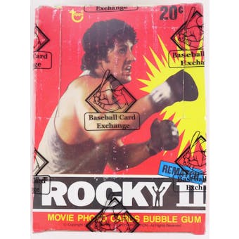 1979 Topps Rocky II Wax Box (BBCE) (Reed Buy)