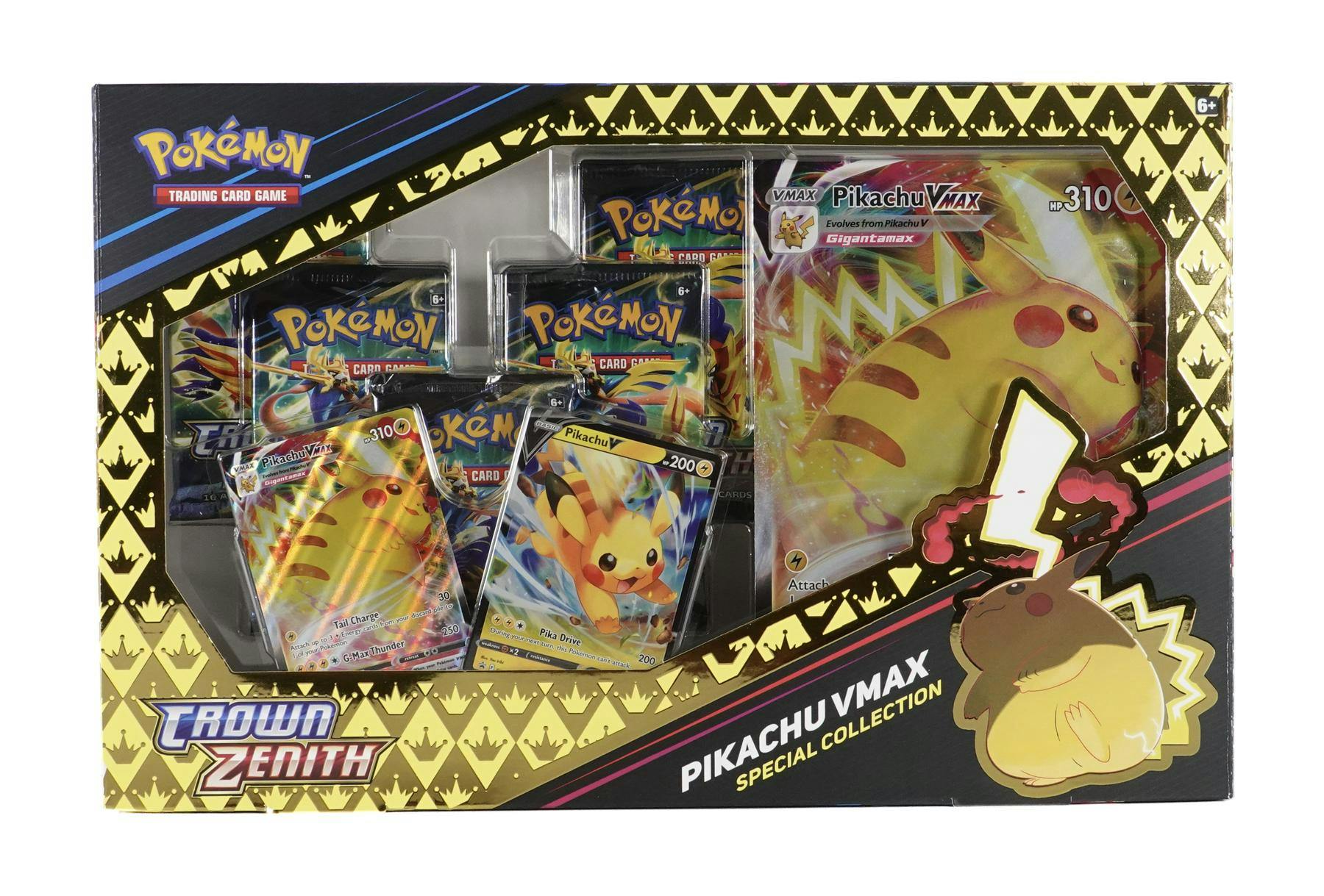 Pikachu + Pikachu Vmax Promos - Crown Zenith - Level Up Store