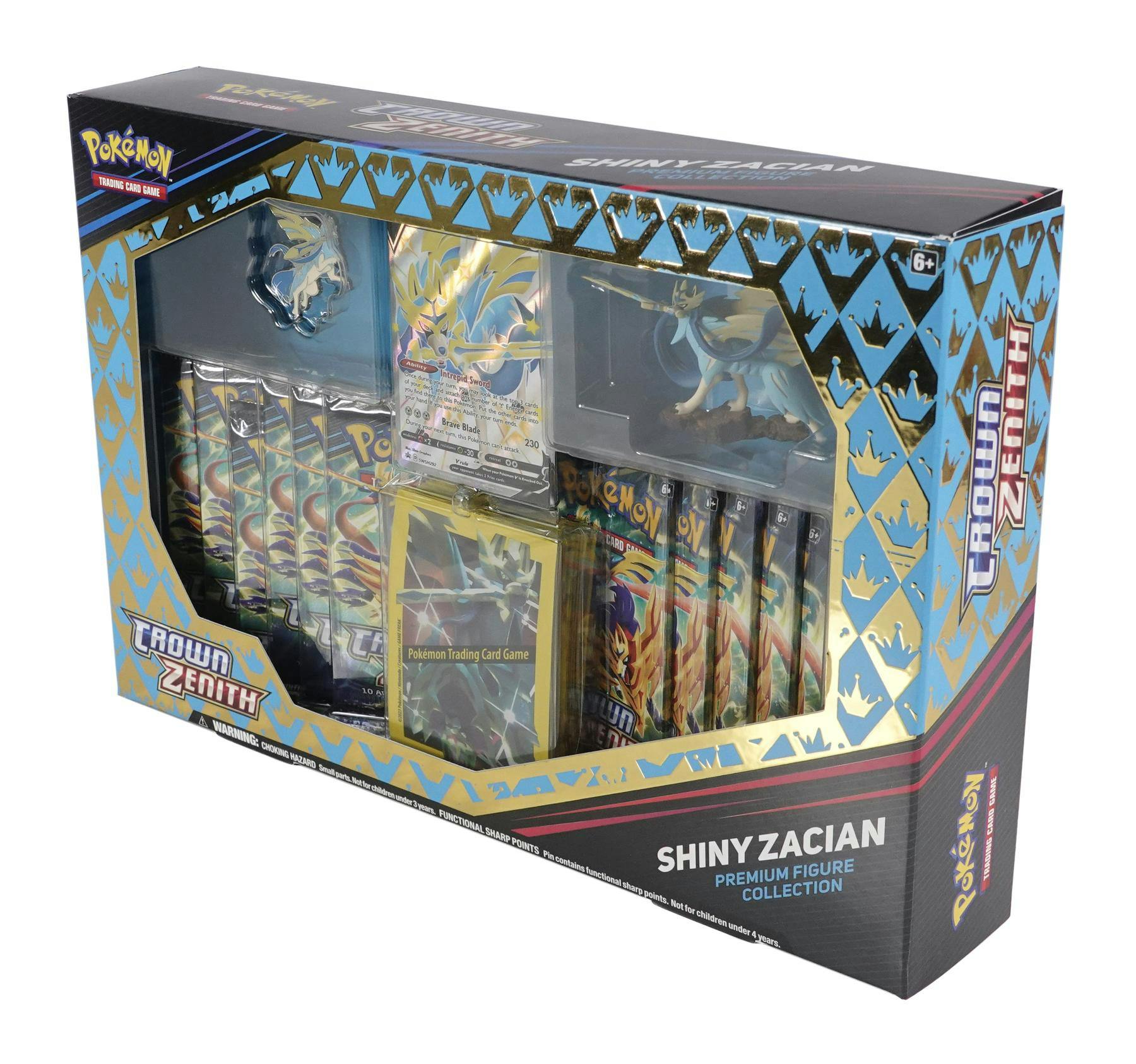  Pokemon Crown Zenith Shiny Zacian Premium Figure