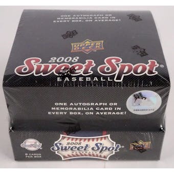 2008 Upper Deck Sweet Spot Baseball Hobby Box (Reed Buy)