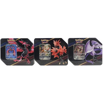 Pokemon Crown Zenith Tin - Set of 3 (Galarian Articuno / Moltres / Zapdos)