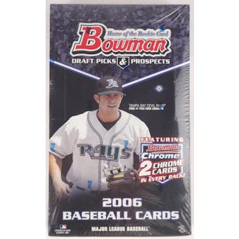 2006 Bowman Draft Baseball Hobby Box (Reed Buy)