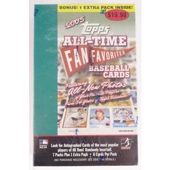 2005 Topps All-Time Fan Favorites Baseball Blaster Box (Reed Buy)