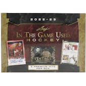 2022/23 Leaf In The Game Used Hockey Hobby Box (Presell)