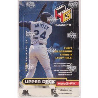 1999 Upper Deck Hologrfx Baseball Hobby Box (Reed Buy)