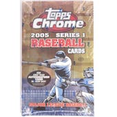 2005 Topps Chrome Series 1 Baseball Hobby Box (Reed Buy)
