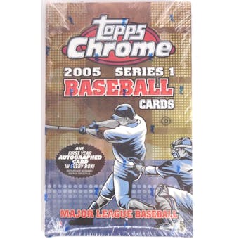 2005 Topps Chrome Series 1 Baseball Hobby Box (Reed Buy)