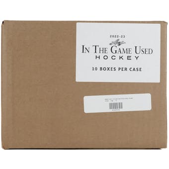 2022/23 Leaf In The Game Used Hockey Hobby 10-Box Case