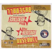 2010 Topps Heritage Baseball Retail Box (24ct) (Reed Buy)