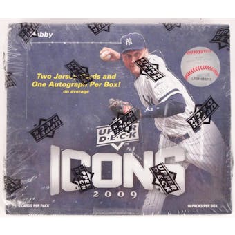 2009 Upper Deck Icons Baseball Hobby Box (Reed Buy)