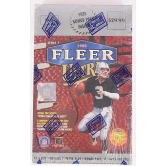 1998 Fleer Ultra Series 1 Football Blaster Box (Reed Buy)