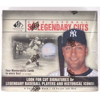 2008 SP Legendary Cuts Baseball Hobby Box (Reed Buy)