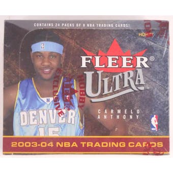2003/04 Fleer Ultra Basketball Hobby Box (Reed Buy)