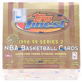 1998/99 Topps Finest Series 2 Basketball Jumbo Box (Reed Buy)