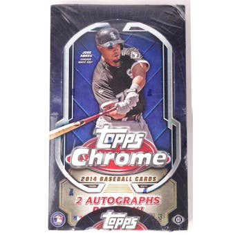 2014 Topps Chrome Baseball Hobby Box (Reed Buy)