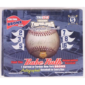 2011 TriStar Hidden Treasures New York Bronx Series 5 Baseball Hobby Box (Reed Buy)