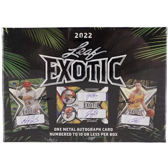 2022 Leaf Exotic Multisport Hobby Box