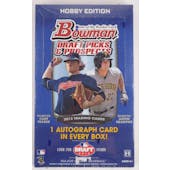 2013 Bowman Draft Baseball Hobby Box (Reed Buy)