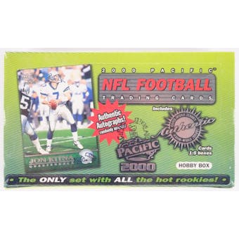 2000 Pacific Football Hobby Box (Reed Buy)
