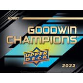 2022 Upper Deck Goodwin Champions Hobby 16-Box Case (Presell)