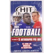 2011 Sage Hit Low Series Football Hobby Box (Reed Buy)
