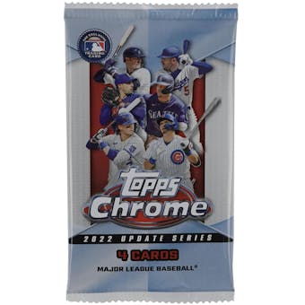 2022 Topps Chrome Update Series Baseball Hobby Pack