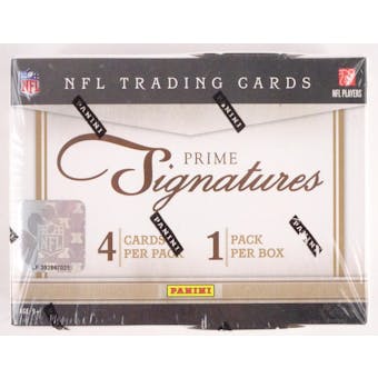 2011 Panini Prime Signatures Football Hobby Box (Reed Buy)