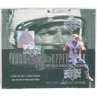 1998 Upper Deck SPx Finite Series 1 Football Hobby Box (Reed Buy)