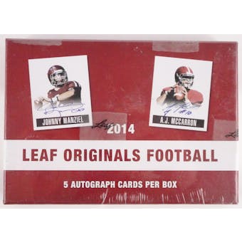 2014 Leaf Originals Football Hobby Box (Reed Buy)