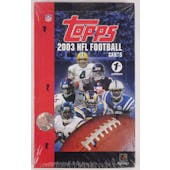 2003 Topps 1st Edition Football Hobby Box (Reed Buy)