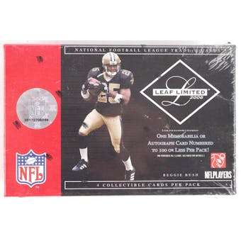 2006 Leaf Limited Football Hobby Box (Reed Buy)