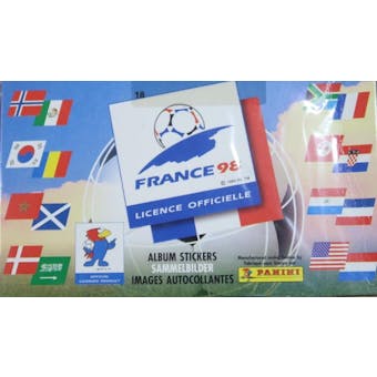 1998 Panini FIFA World Cup France Soccer Sticker Collection Box (100 Packs)