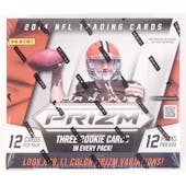 2014 Panini Prizm Football Jumbo Hobby Box (Reed Buy)