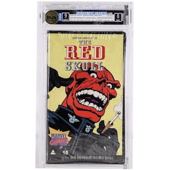 IGS Captain America VS. The Red Skull - Origin of Red Skull VHS BOX 9 MINT / Seal 8 NM