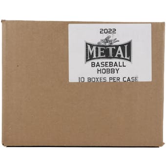 2022 Leaf Metal Baseball Hobby 10-Box Case