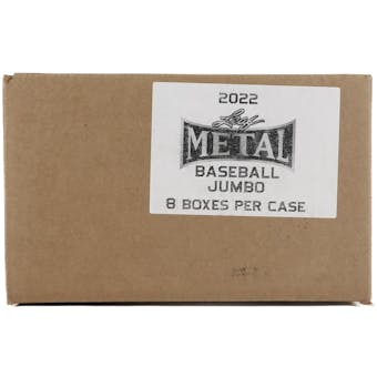 2022 Leaf Metal Baseball Hobby Jumbo 8-Box Case