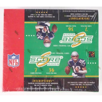 2005 Score Football 36-Pack Box (Reed Buy)