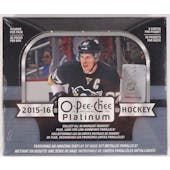 2015/16 O-Pee-Chee Platinum Hockey Hobby Box (Reed Buy)