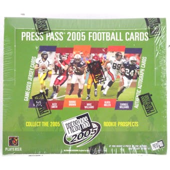 2005 Press Pass Football Hobby Box (Reed Buy)