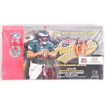 2004 Fleer Authentix Green Bay Packers Football Hobby Box (Reed Buy)